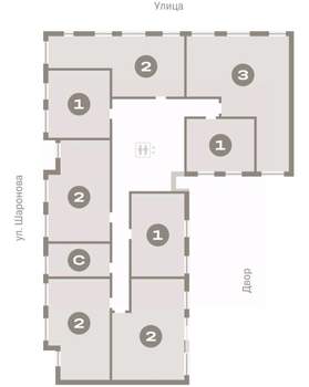 1-к квартира, вторичка, 45м2, 5/16 этаж