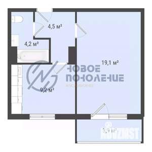 1-к квартира, вторичка, 36м2, 1/10 этаж