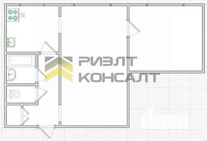 2-к квартира, вторичка, 40м2, 1/5 этаж