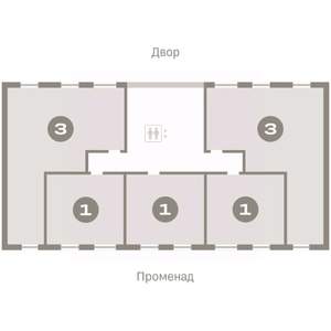 3-к квартира, вторичка, 85м2, 4/9 этаж