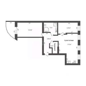 3-к квартира, вторичка, 83м2, 8/10 этаж