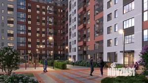 1-к квартира, строящийся дом, 30м2, 3/15 этаж