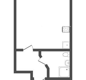 Студия квартира, вторичка, 28м2, 8/8 этаж
