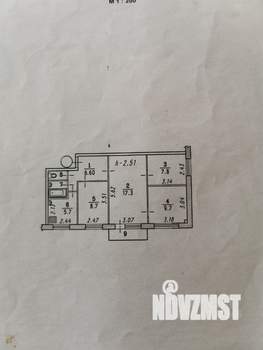 4-к квартира, вторичка, 60м2, 4/5 этаж