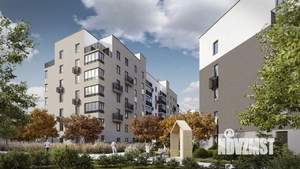 1-к квартира, строящийся дом, 43м2, 5/7 этаж