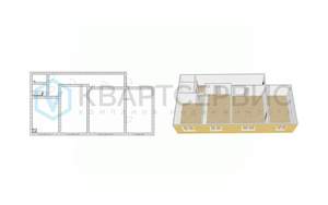 3-к квартира, вторичка, 76м2, 2/5 этаж