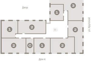 3-к квартира, вторичка, 86м2, 3/9 этаж