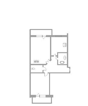 2-к квартира, вторичка, 65м2, 8/16 этаж