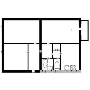 3-к квартира, вторичка, 76м2, 1/5 этаж