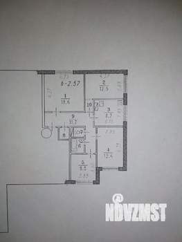 4-к квартира, вторичка, 79м2, 1/16 этаж