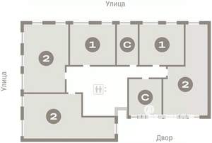 1-к квартира, вторичка, 41м2, 3/17 этаж