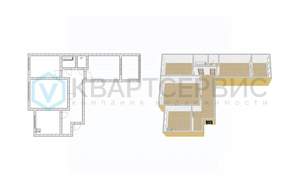 3-к квартира, вторичка, 63м2, 4/9 этаж