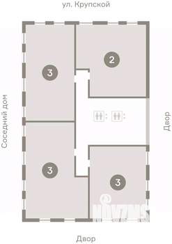 3-к квартира, вторичка, 106м2, 3/14 этаж