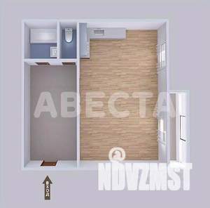 Студия квартира, вторичка, 41м2, 10/11 этаж