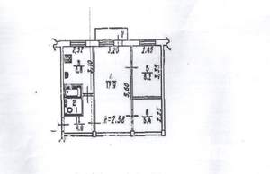 2-к квартира, вторичка, 45м2, 5/5 этаж