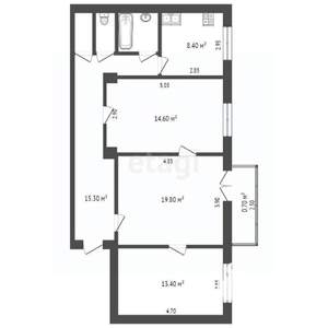 3-к квартира, вторичка, 77м2, 4/5 этаж