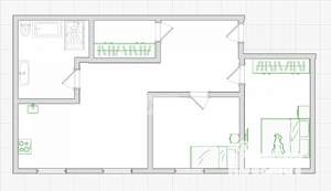 3-к квартира, вторичка, 71м2, 2/5 этаж