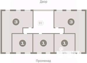 3-к квартира, вторичка, 81м2, 3/17 этаж