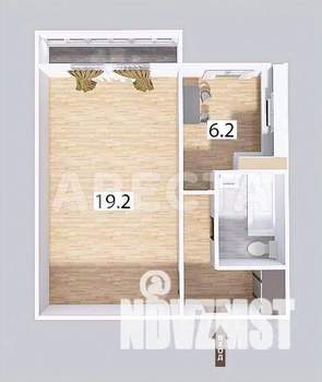 1-к квартира, вторичка, 33м2, 5/9 этаж