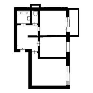 2-к квартира, вторичка, 44м2, 5/5 этаж
