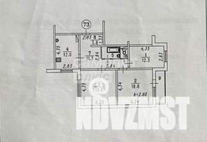 3-к квартира, вторичка, 82м2, 1/10 этаж