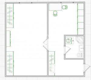 1-к квартира, вторичка, 36м2, 1/3 этаж