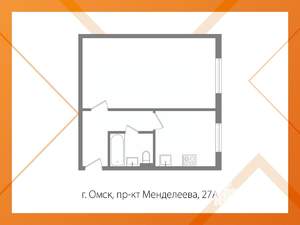 1-к квартира, вторичка, 30м2, 5/5 этаж