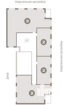 3-к квартира, вторичка, 98м2, 9/9 этаж