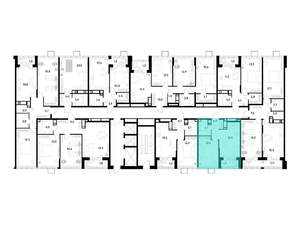 1-к квартира, вторичка, 35м2, 19/21 этаж