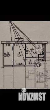 3-к квартира, вторичка, 55м2, 4/5 этаж