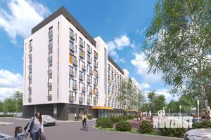 1-к квартира, строящийся дом, 38м2, 4/8 этаж