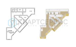 4-к квартира, вторичка, 110м2, 3/5 этаж