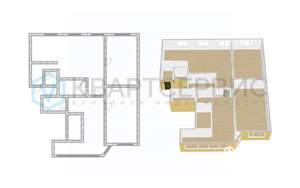 4-к квартира, вторичка, 180м2, 4/14 этаж