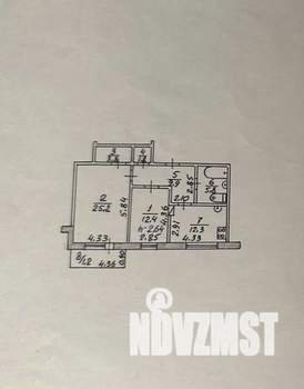 2-к квартира, вторичка, 72м2, 4/10 этаж