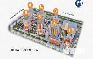 2-к квартира, сданный дом, 51м2, 6/17 этаж