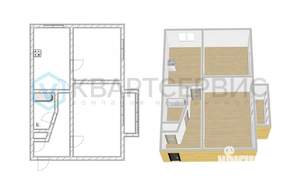 2-к квартира, вторичка, 45м2, 4/9 этаж