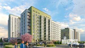 1-к квартира, вторичка, 41м2, 9/17 этаж