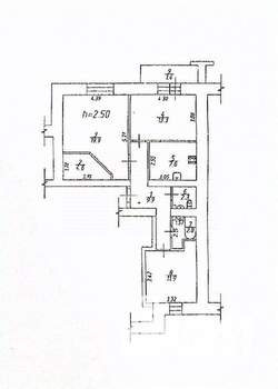 3-к квартира, вторичка, 73м2, 2/9 этаж