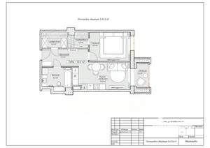 1-к квартира, вторичка, 51м2, 3/6 этаж