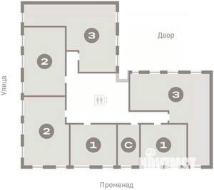 3-к квартира, вторичка, 69м2, 5/17 этаж