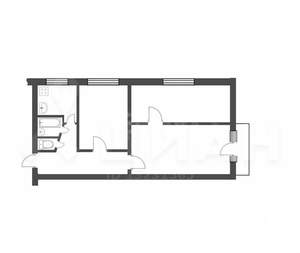 3-к квартира, вторичка, 58м2, 4/5 этаж