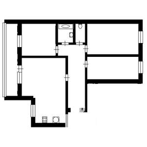 4-к квартира, вторичка, 72м2, 6/9 этаж