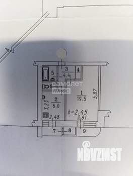 1-к квартира, вторичка, 37м2, 3/10 этаж