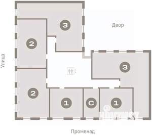 3-к квартира, вторичка, 69м2, 4/8 этаж