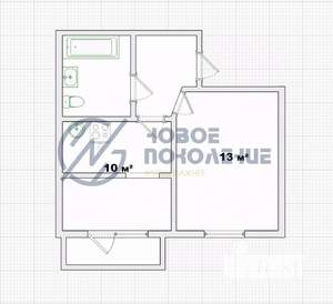 1-к квартира, вторичка, 31м2, 3/5 этаж