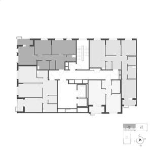 2-к квартира, вторичка, 62м2, 6/15 этаж