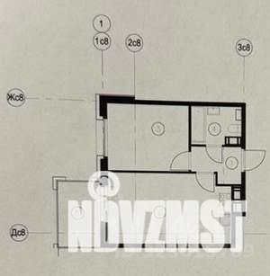 1-к квартира, вторичка, 43м2, 7/13 этаж