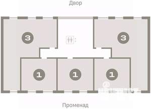 3-к квартира, вторичка, 85м2, 6/17 этаж