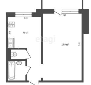 1-к квартира, вторичка, 35м2, 8/10 этаж