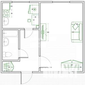 1-к квартира, вторичка, 30м2, 2/9 этаж